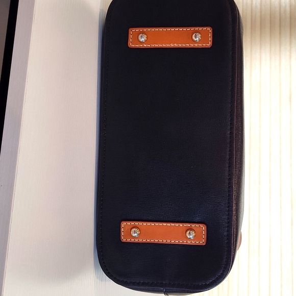 Dooney & Bourke Saffiano Small Briana Black Brown bag - Picture 11 of 11